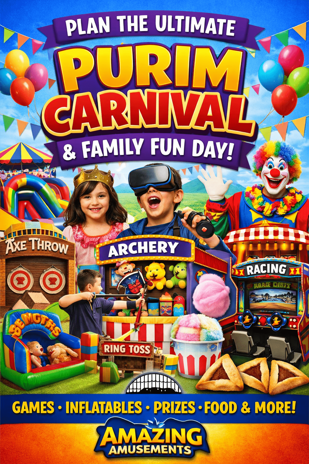 plan ultimate purim carnival